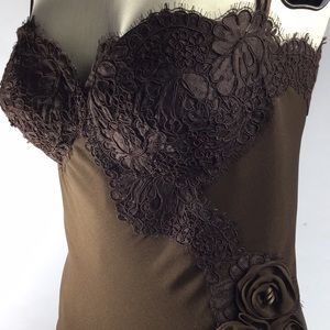 Silk chiffon cocktail dress